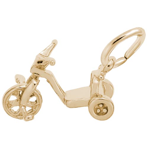 14k Gold Tricycle Charm by Rembrandt Charms
