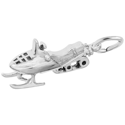 Sterling Silver Snowmobile Charm by Rembrandt Charms Sterling Silver Snowmobile Charm by Rembrandt Charms