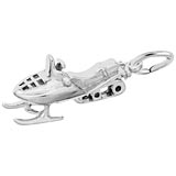 Sterling Silver Snowmobile Charm by Rembrandt Charms