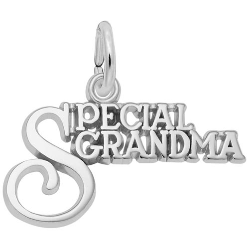 Sterling Silver Special Grandma Charm by Rembrandt Charms Sterling Silver Special Grandma Charm by Rembrandt Charms