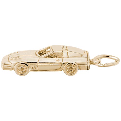 10K Gold Late Model Sports Car Charm by Rembrandt Charms 10K Gold Late Model Sports Car Charm by Rembrandt Charms