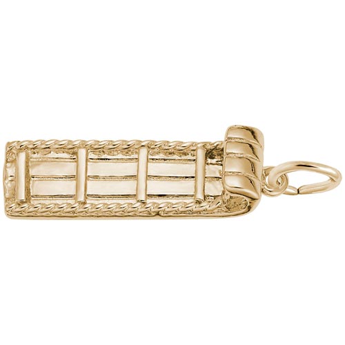 14K Gold Toboggan Charm by Rembrandt Charms 14K Gold Toboggan Charm by Rembrandt Charms