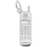 Sterling Silver Cell Phone Charm by Rembrandt Charms