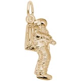 Gold Plate Astronaut Charm by Rembrandt Charms