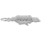 14k White Gold Jamaica Charm by Rembrandt Charms