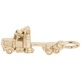 Gold Plated Truck Cab Charm by Rembrandt Charms