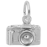 14K White Gold Camera Charm by Rembrandt Charms
