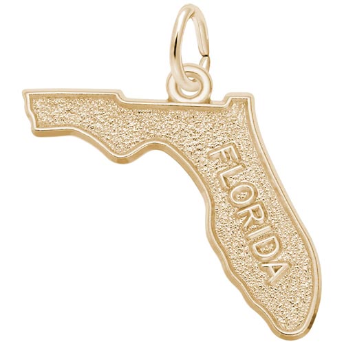 14K Gold Florida Charm by Rembrandt Charms