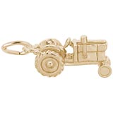 10K Gold Tractor Charm by Rembrandt Charms