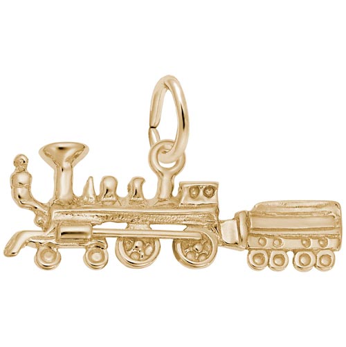 10K Gold Train Charm by Rembrandt Charms 10K Gold Train Charm by Rembrandt Charms