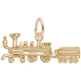 14K Gold Train Charm by Rembrandt Charms