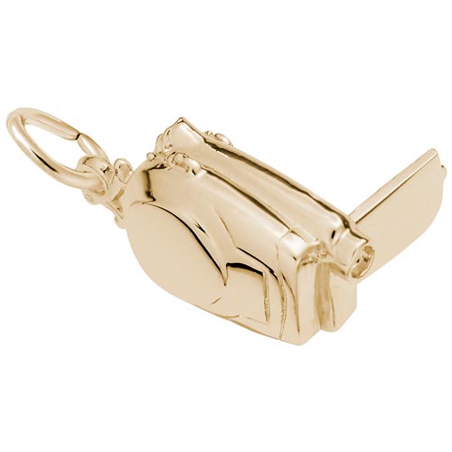 14K Gold Camcorder Charm by Rembrandt Charms 14K Gold Camcorder Charm by Rembrandt Charms