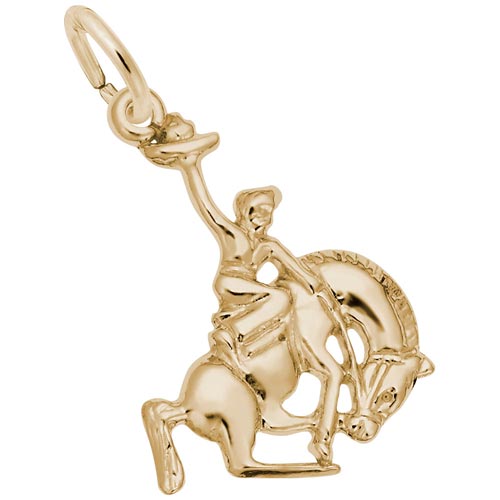 10K Gold Ride'em Cowboy Charm by Rembrandt Charms 10K Gold Ride'em Cowboy Charm by Rembrandt Charms