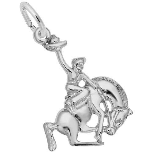 Sterling Silver Ride'em Cowboy Charm by Rembrandt Charms Sterling Silver Ride'em Cowboy Charm by Rembrandt Charms