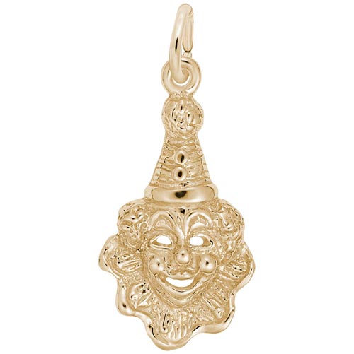 14K Gold Clown Charm by Rembrandt Charms 14K Gold Clown Charm by Rembrandt Charms