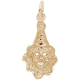 Gold Plate Clown Charm by Rembrandt Charms