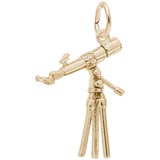 14K Gold Telescope Charm by Rembrandt Charms