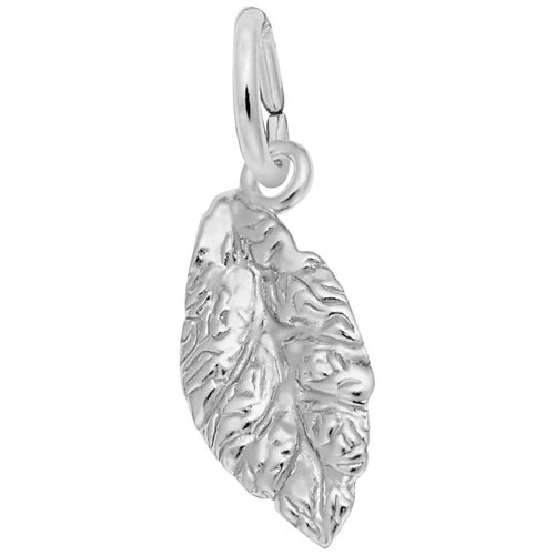 Sterling Silver Beech Tree Leaf Charm by Rembrandt Charms Sterling Silver Beech Tree Leaf Charm by Rembrandt Charms