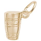10K Gold Bongo Drum Accent Charm by Rembrandt Charms