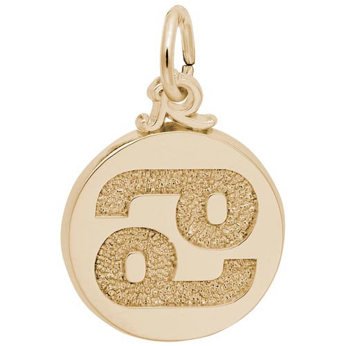 14K Gold Cancer Zodiac Charm by Rembrandt Charms 14K Gold Cancer Zodiac Charm by Rembrandt Charms