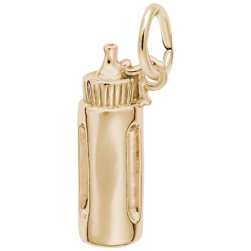14K Gold Baby Bottle Charm by Rembrandt Charms