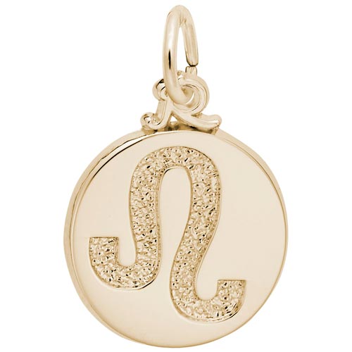 14K Gold Leo Zodiac Charm by Rembrandt Charms 14K Gold Leo Zodiac Charm by Rembrandt Charms