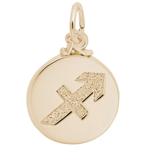 Gold Plated Sagittarius Zodiac Charm by Rembrandt Charms Gold Plated Sagittarius Zodiac Charm by Rembrandt Charms