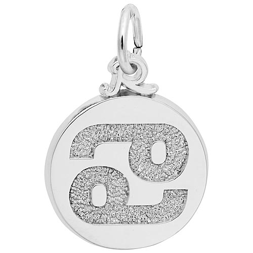 Sterling Silver Cancer Zodiac Charm by Rembrandt Charms Sterling Silver Cancer Zodiac Charm by Rembrandt Charms