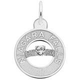 Sterling Silver Niagara Falls Wedding Charm by Rembrandt Charms