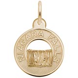 14K Gold Niagara Falls Charm by Rembrandt Charms