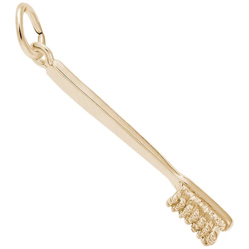 14K Gold Toothbrush Charm by Rembrandt Charms