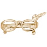 10K Gold Eye Glasses Charm by Rembrandt Charms