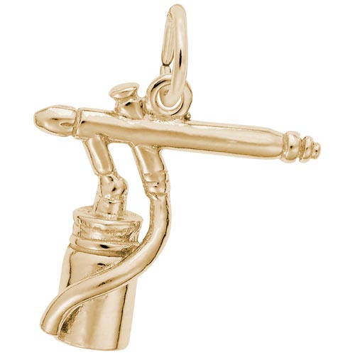 14K Gold Airbrush Charm by Rembrandt Charms