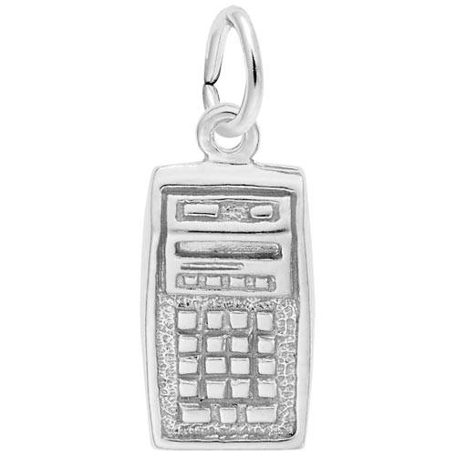 Sterling Silver Calculator Charm by Rembrandt Charms Sterling Silver Calculator Charm by Rembrandt Charms