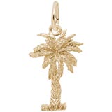 10K Gold Palm Tree Charm by Rembrandt Charms