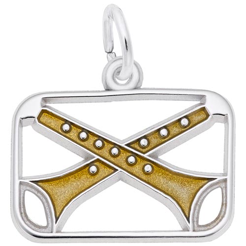 14K White Gold The 12 Days of Christmas Day 11 by Rembrandt Charms