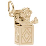 14K Gold Jack In The Box Charm by Rembrandt Charms