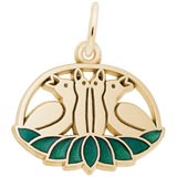 10K Gold The 12 Days of Christmas Day 4 by Rembrandt Charms