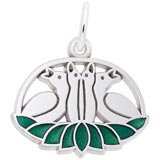 Sterling Silver The 12 Days of Christmas Day 4 by Rembrandt Charms