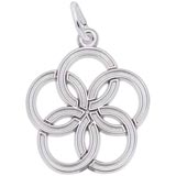 14K White Gold The 12 Days of Christmas Day 5 by Rembrandt Charms