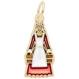 10K Gold The 12 Days of Christmas Day 8 by Rembrandt Charms
