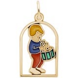 10K Gold The 12 Days of Christmas Day 12 by Rembrandt Charms