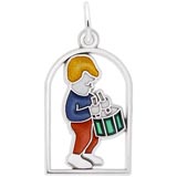 Sterling Silver The 12 Days of Christmas Day 12 by Rembrandt Charms