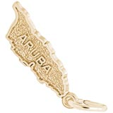 10K Gold Aruba Charm by Rembrandt Charms