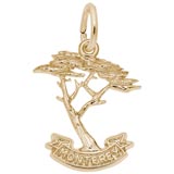 10K Gold Monterey Cypress Charm by Rembrandt Charms