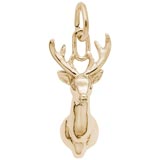 10k Gold Deer Head Charm by Rembrandt Charms