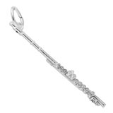 14K White Gold Flute Charm by Rembrandt Charms