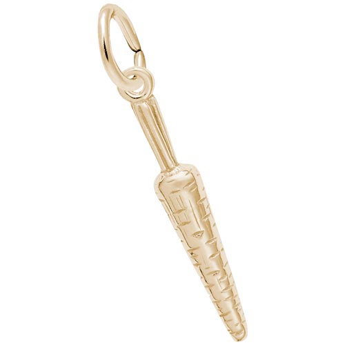 Gold Plate Carrot Charm by Rembrandt Charms Gold Plate Carrot Charm by Rembrandt Charms