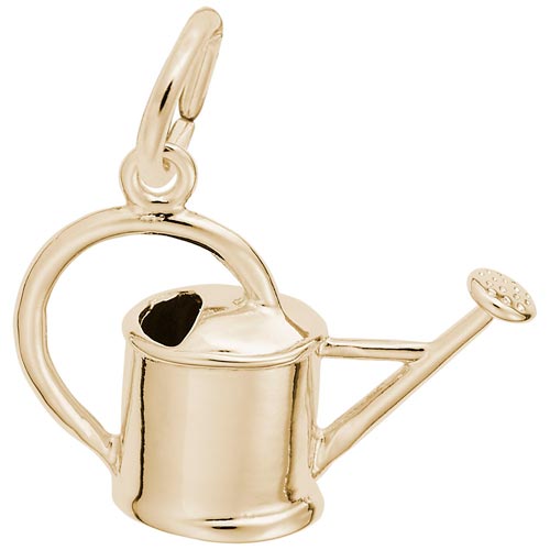 Gold Plated Watering Can Charm by Rembrandt Charms