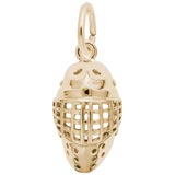 14K Gold Hockey Goalie Mask Charm by Rembrandt Charms